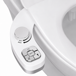 HygiëneFlow Bidet Aufsatz – Zelfreinigend Dubbel Mondstuk